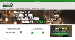 Desktop Screenshot of indianaoxygen.com